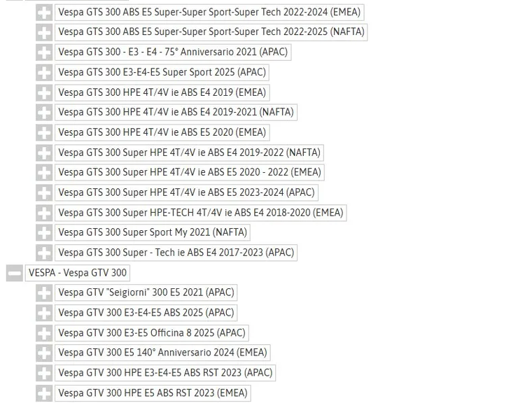 PIAGGIO MP3 4 generation (2020-2023) указатель уровня масла 879081 29862638