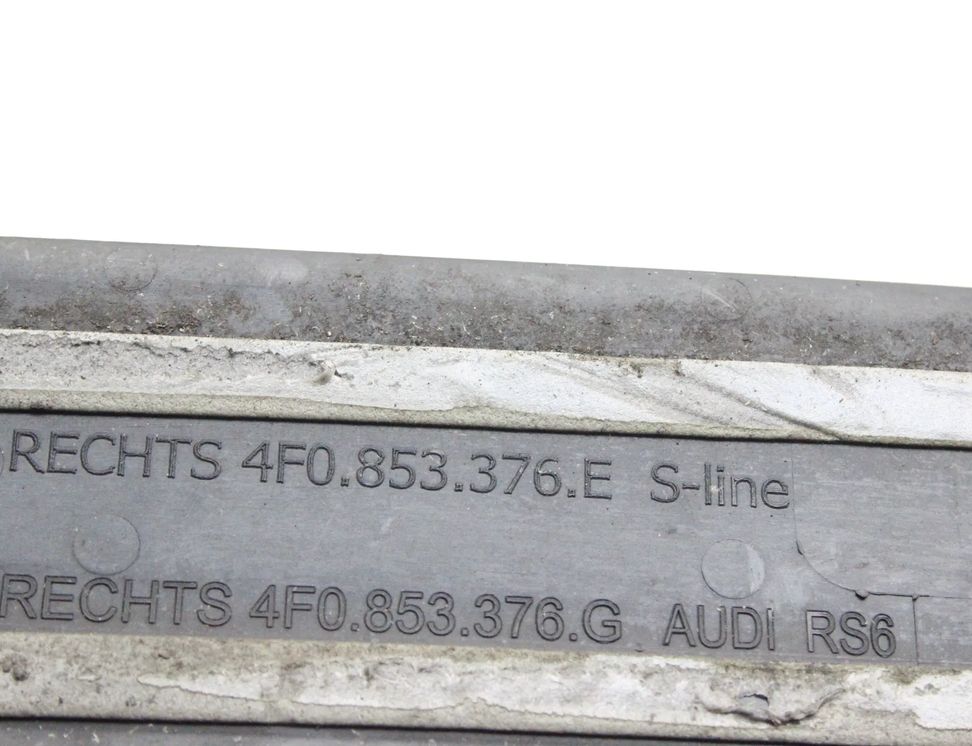 AUDI A6 C6/4F (2004-2011) Pravý zadný prahový lišta 4F0853376J 27563209