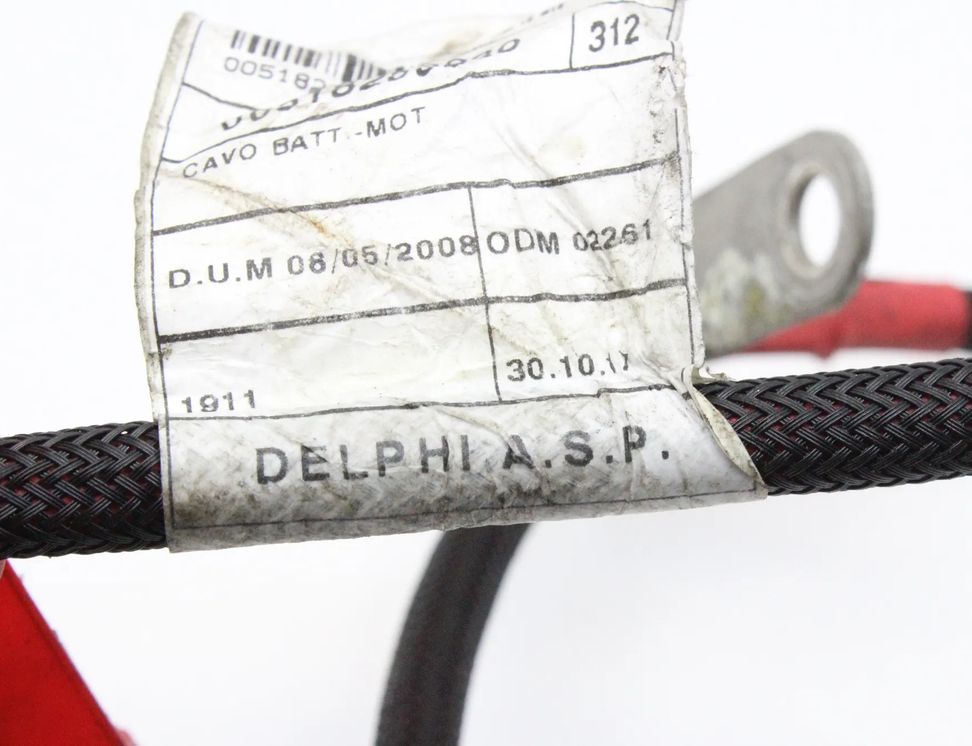 ABARTH 500 2 generation (2008-2024) Pozitívny kábel batérie 00518289830 28678386