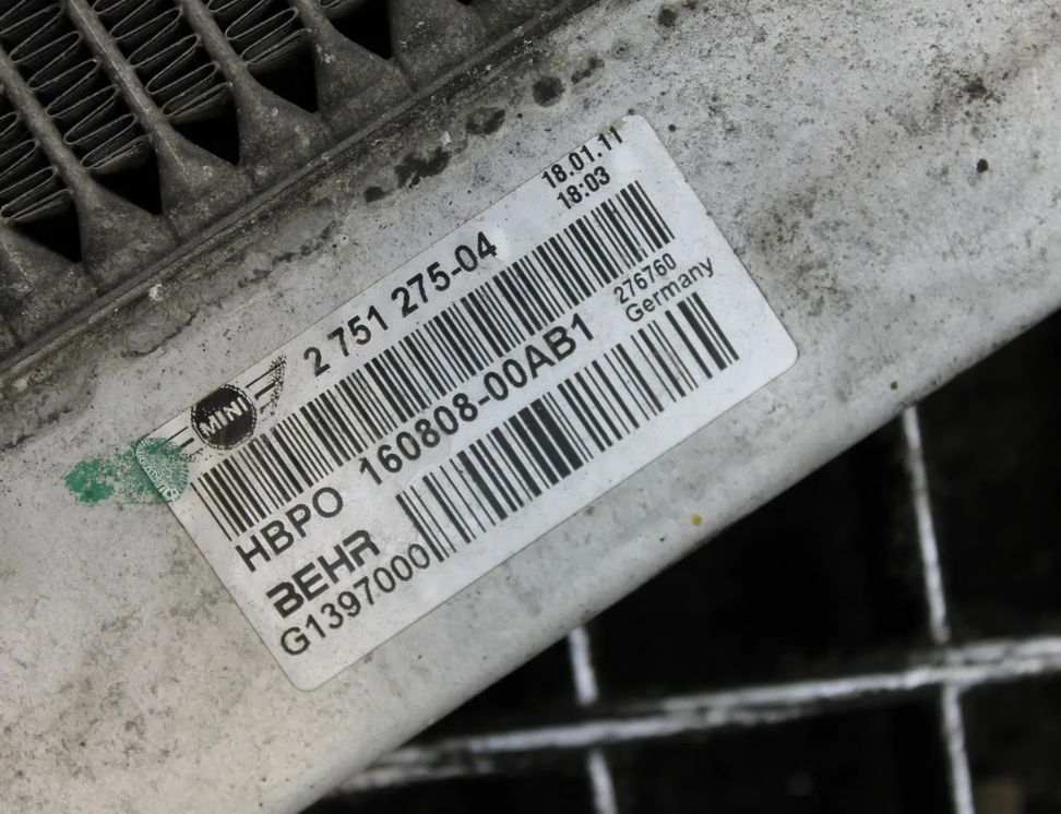 MINI Countryman 1 generation (R60) (2010-2016) Klimatizačný chladič 2751275 30441561