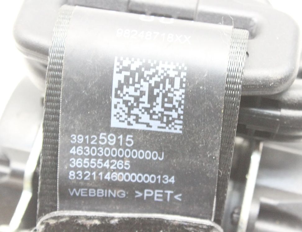 OPEL Crossland X 1 generation (2017-2023) Ремень безопасности средний задний 39125915 31208202