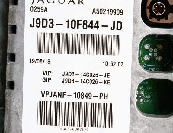 JAGUAR I-Pace 1 generation (2018-2023) Speedometer J9D3-10F844-JD 32100294