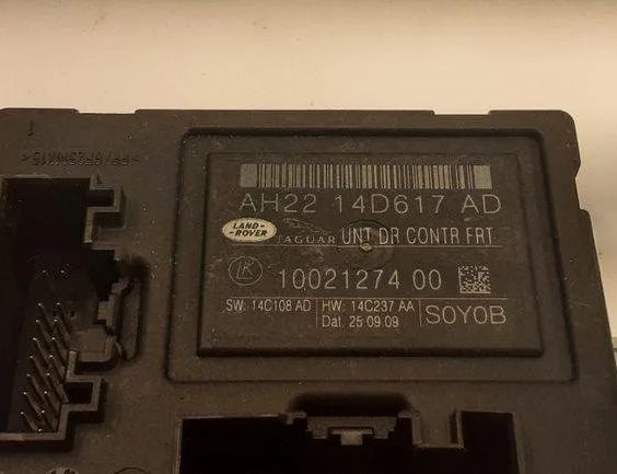 JAGUAR XF 1 generation (2011-2016) Ovládacia jednotka ľavých predných dverí AH2214D617AD 18126029