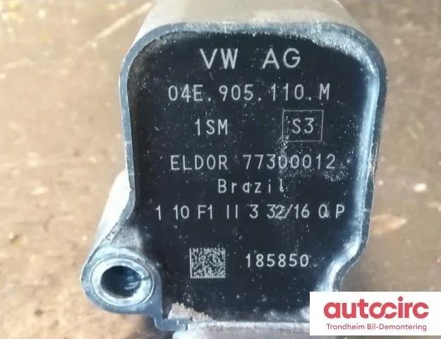 VOLKSWAGEN Passat B8 (2014-2023) Vysokonapäťová zapalovacia cievka 04e905110m,04e905110k,77300012 30838571