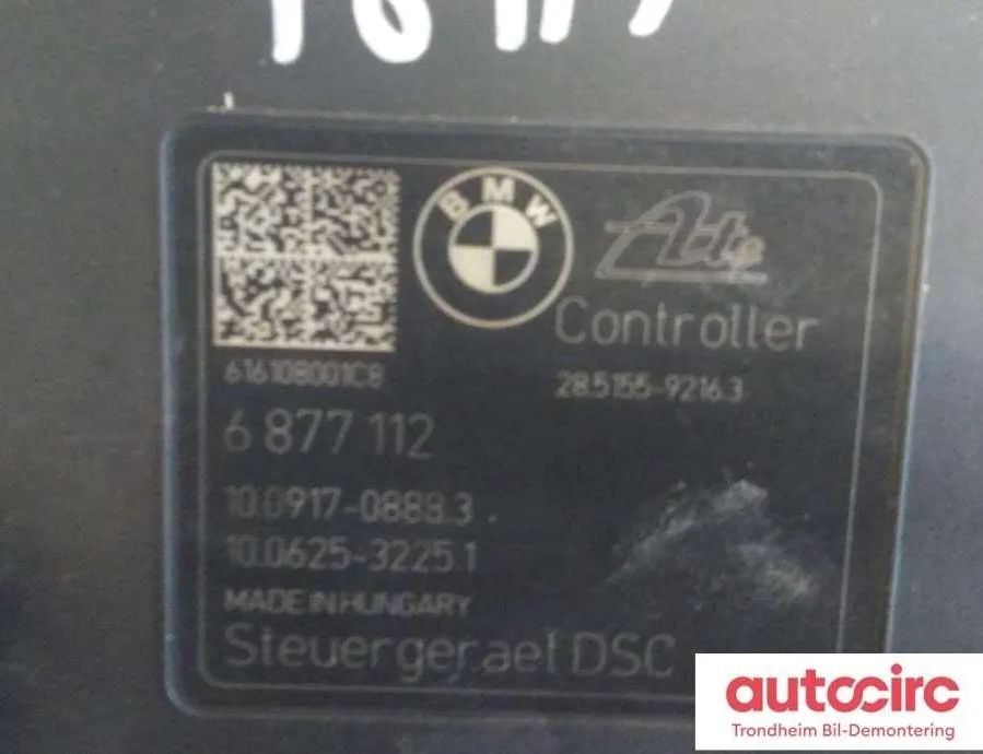 BMW 2 Series Grand Tourer F46 (2018-2023) Блок управления ABS 6877111,34515a272a4,34515a374b5,6877112 30844367