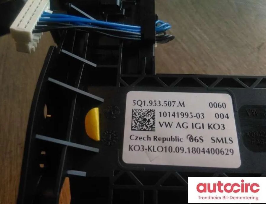 VOLKSWAGEN Golf 7 generation (2012-2024) Переключатель света 5q1953507m,5q1953507m 31696425