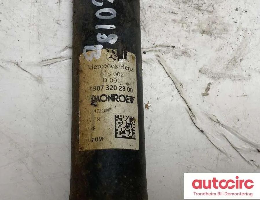 MERCEDES-BENZ Sprinter 2 generation (906) (2006-2018) Rear Right Shock Absorber a9073202800 33010719