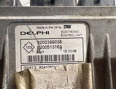 RENAULT Megane 2 generation (2002-2012) Riadiaca jednotka motora 8200513163 24414525