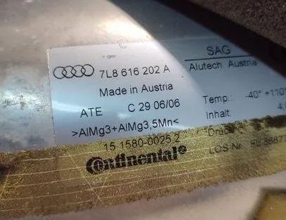 AUDI Q7 4L (2005-2015) Air reservoir 7L8616202A 24422488