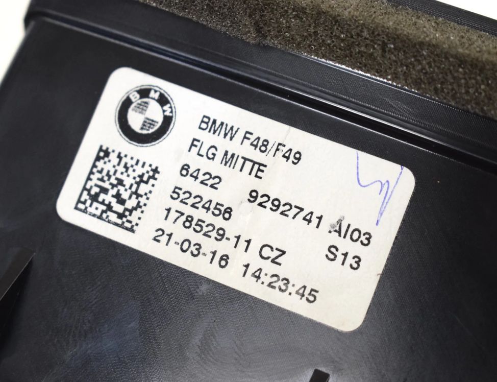 BMW X1 E84 (2009-2015) Otvory na vetranie na prístrojovej doske 9292741,64229292741 11530976