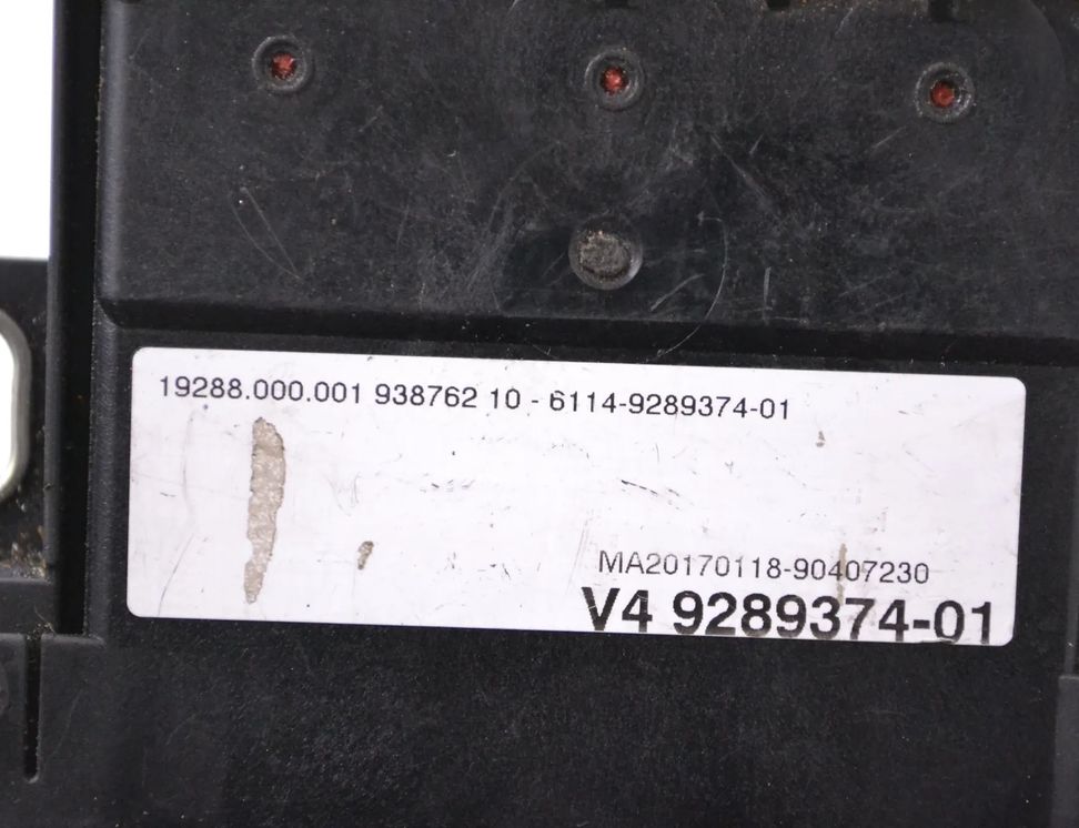 BMW X6 F16 (2014-2020) Voltage Control Unit 9289374 11609693