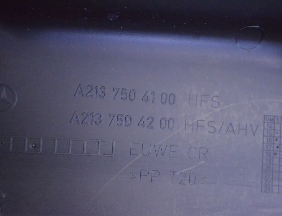 MERCEDES-BENZ E-Class W213/S213/C238/A238 (2016-2024) Kryt batožinového priestoru A2137504100,A2137504200 14941104