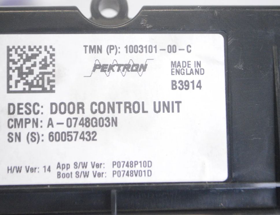 TESLA Model S 1 generation (2012-2024) Predná pravá dverová ovládacia jednotka 1003101-00-C 24528990