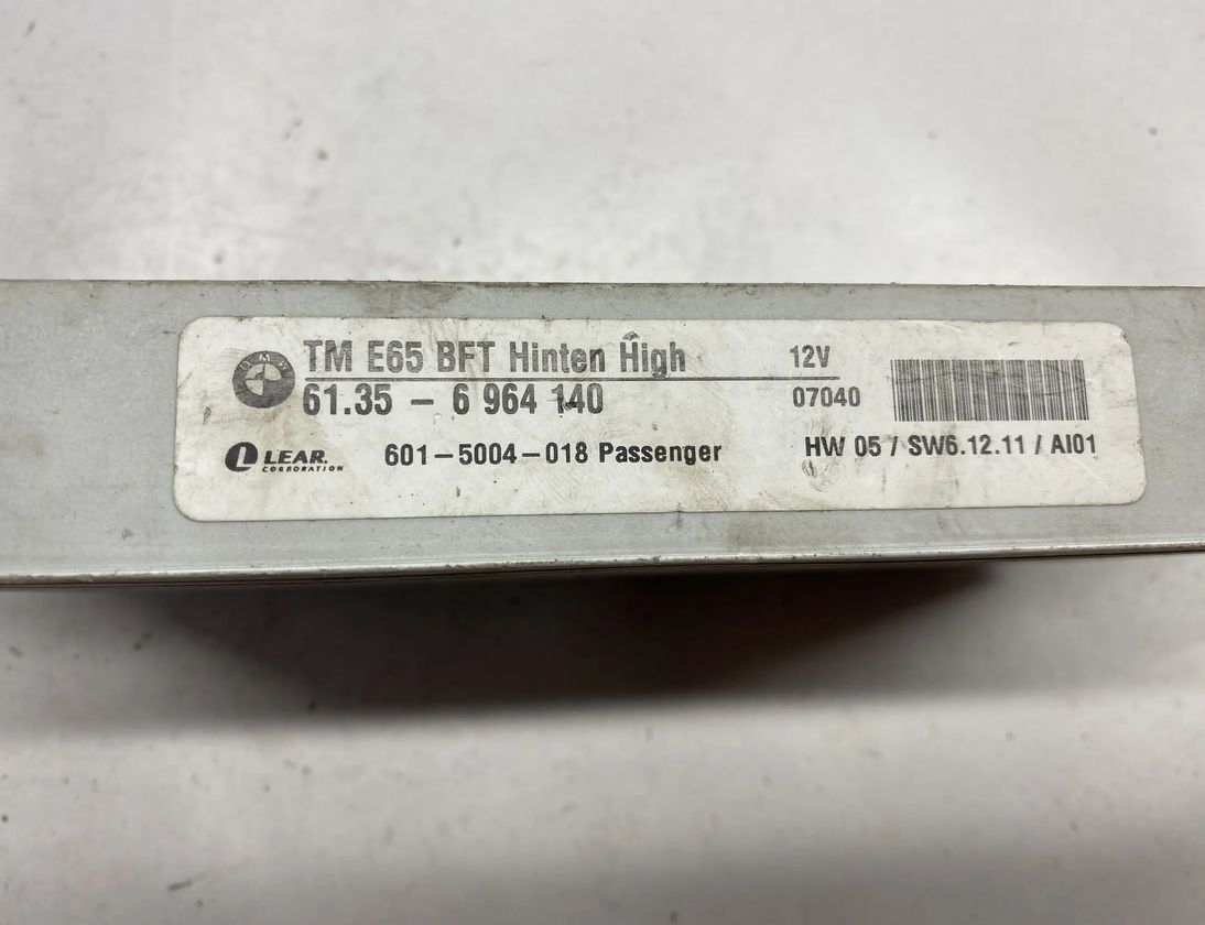 BMW 7 Series E65/E66 (2001-2008) Другие блоки управления 6964140 17023994