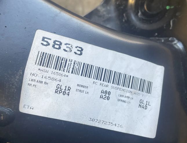 KIA EV6 1 generation (2021-2023) Rear Subframe 55410CV000,55405-CV000,55405CV000,55410-CV000 28976779