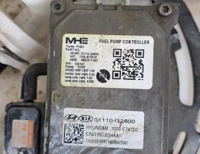 HYUNDAI Ioniq AE (2016-2023) Senzor teploty paliva 31114G2600 29063294