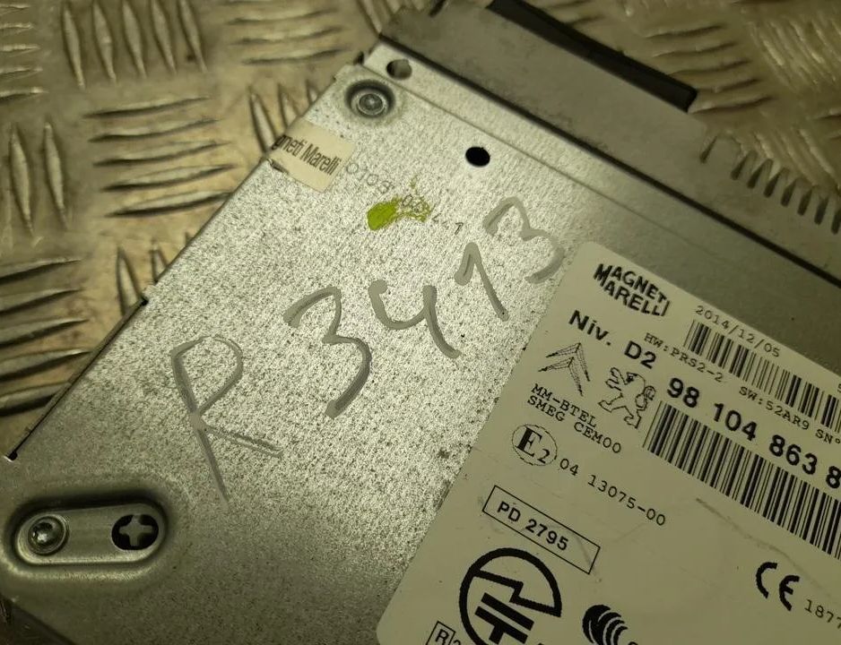 CITROËN C4 Picasso 2 generation (2013-2018) Navigačná ovládacia jednotka 9810486380 30405981