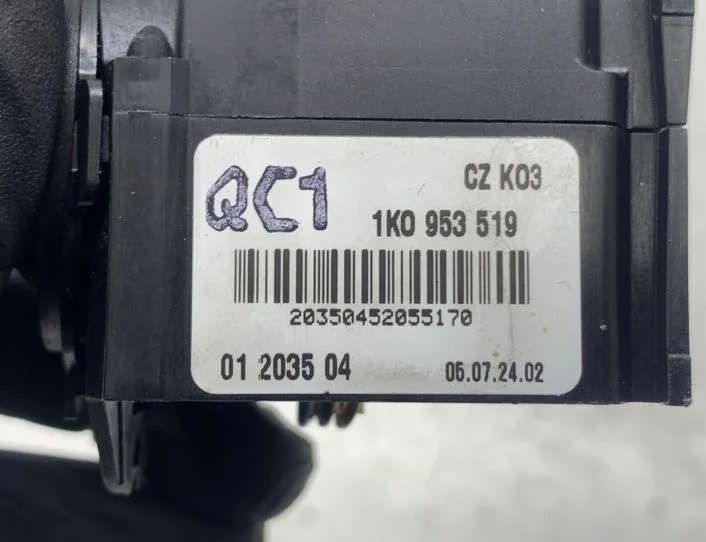 VOLKSWAGEN Golf 5 generation (2003-2009) Ovládanie stieračov 1K0953519 23942396