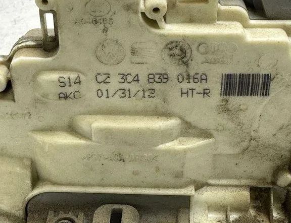 VOLKSWAGEN Passat B8 (2014-2023) Замок задней правой двери 3C4839016A 30592116