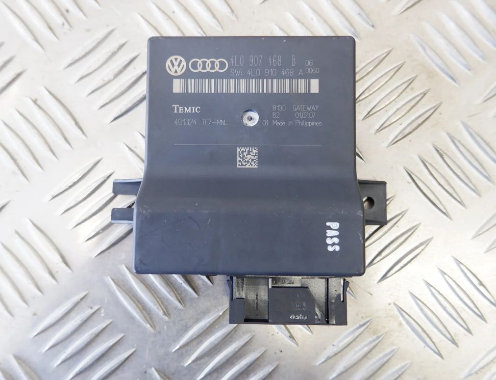 AUDI Q7 4L (2005-2015) Gateway Control Unit 4L0907468B,4L0910468A 13539188