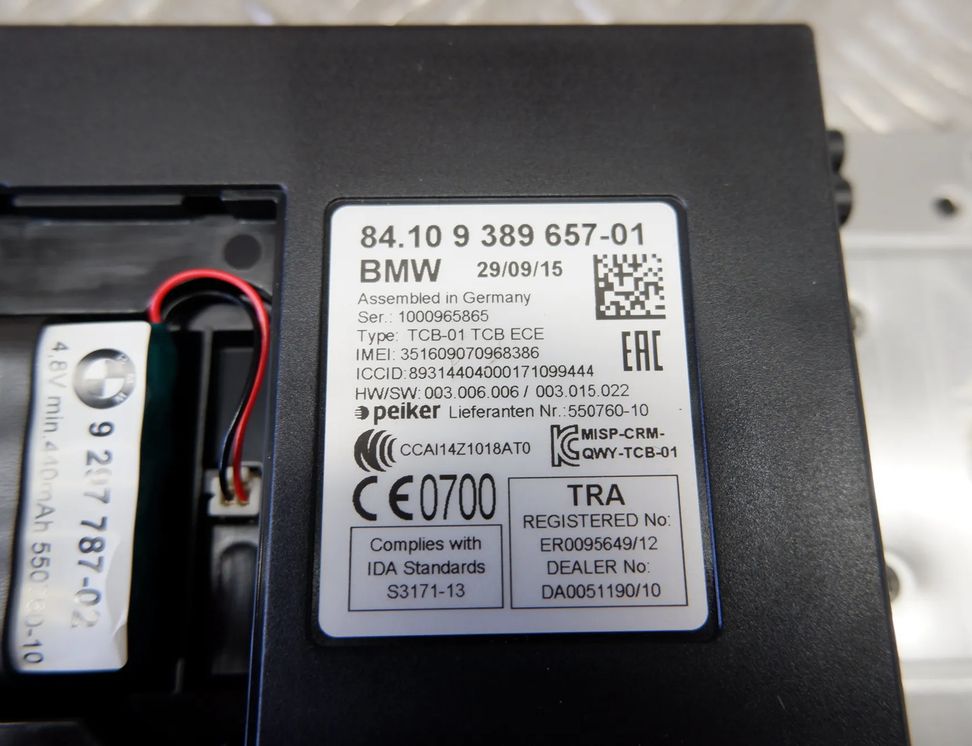 BMW X1 F48/F49 (2015-2023) Bluetooth ovládacia jednotka 9389657,9297787 25445785