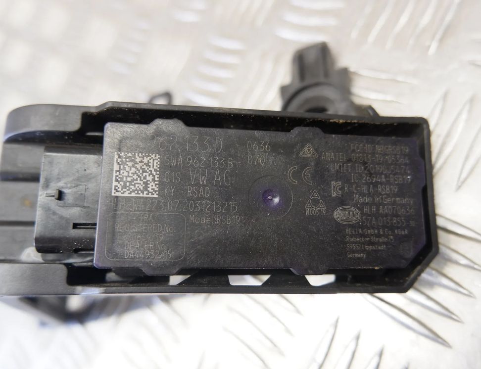 VOLKSWAGEN ID.3 1 generation (2019-2023) Keyless Entry Antenna 5WA962133D,10A971858A,5WA962133B 27236456