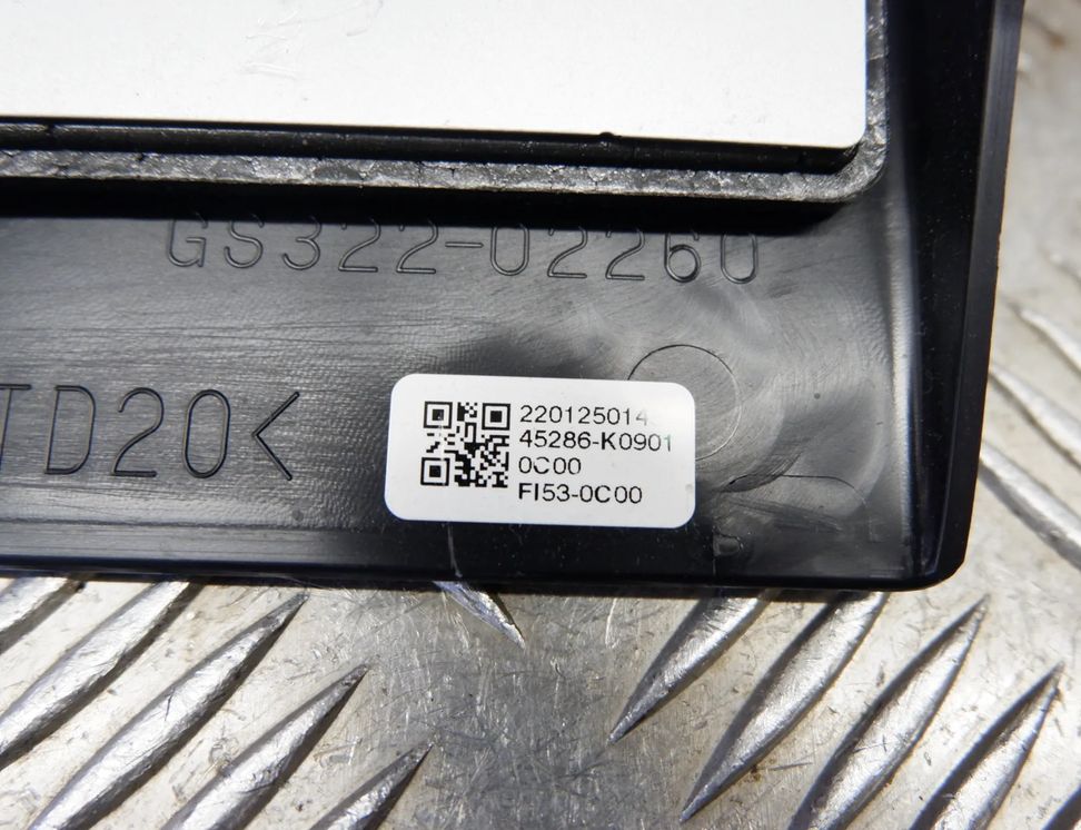 TOYOTA Yaris 4 generation (2020-2023) Steering wheel column trim 45286-K0901,45286-K0030 29067199