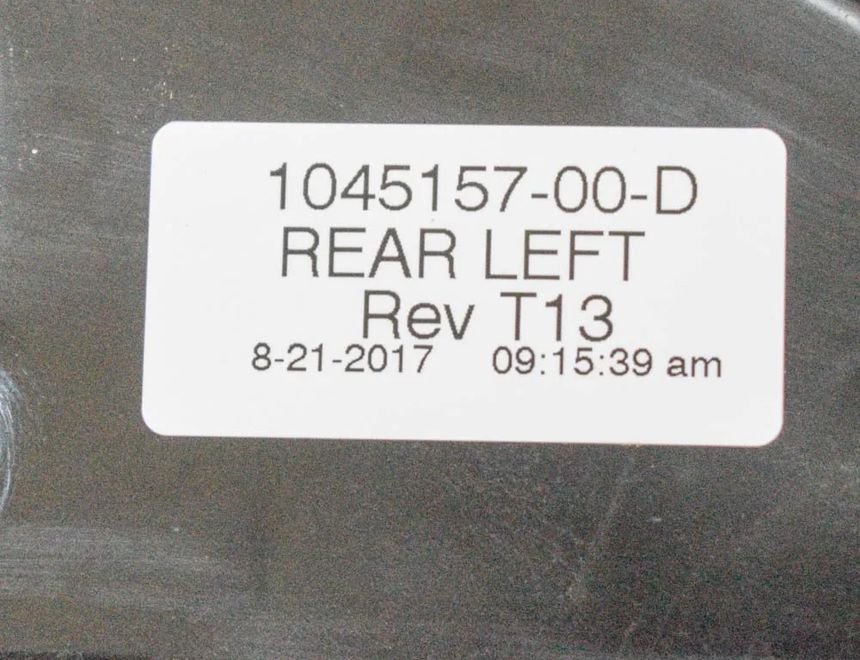 TESLA Model X 1 generation (2015-2024) Zadné ľavé dvere vonkajšia kľučka 1045157-00-D 10038792