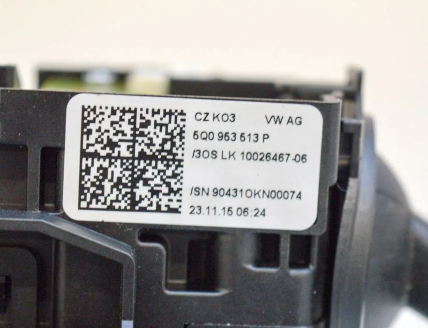 VOLKSWAGEN Golf 7 generation (2012-2024) Indicator Wiper Stalk Switch 5Q0953549F,10026467,5Q0953513P,10117195,5Q0953507FT 10878461