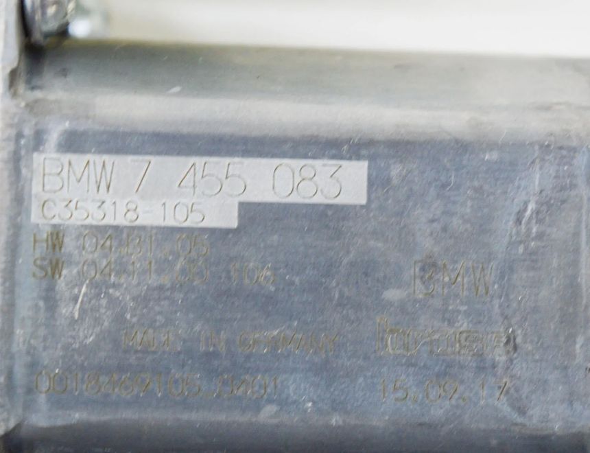 BMW 7 Series G11/G12 (2015-2023) Rear Left Door Window Control Motor 7455083 11493110