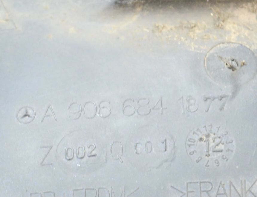 MERCEDES-BENZ Sprinter 2 generation (906) (2006-2018) Задняя часть переднего правого подкрылка A9066841877 13344122