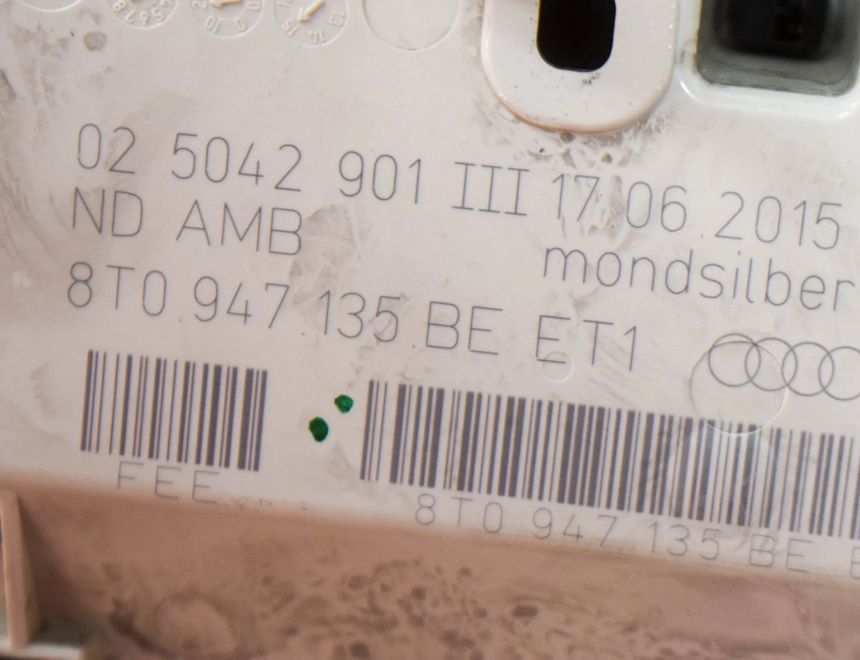 AUDI A4 B8/8K (2011-2016) Interiérové osvetlenie 8K0951177,8T0947135BE 13539733