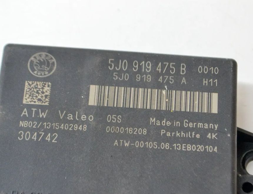 SKODA Superb 2 generation (2008-2015) Блок PDC 5J0919475A,5J0919475B,304742 13614997