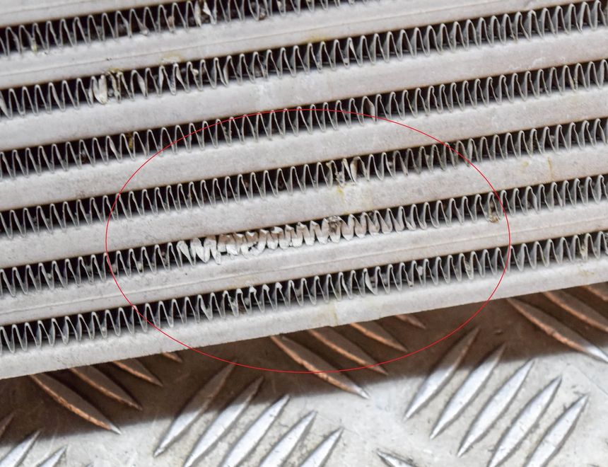 RENAULT Master 2 generation (1997-2010) Радиатор интеркулера 874806M 15201685