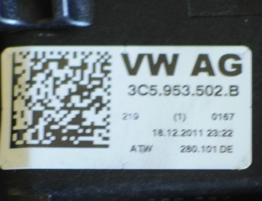 VOLKSWAGEN Passat B7 (2010-2015) Indicator Wiper Stalk Switch 3C5953501BG,3C5953502B 1939403