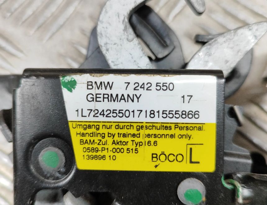 BMW 2 Series Active Tourer F45 (2014-2018) Zámok kapoty na ľavej strane 7242550 22277230