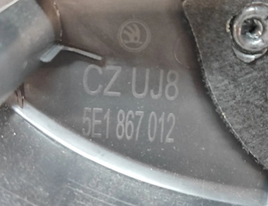 SKODA Octavia 3 generation (2013-2020) Front Right Door Panel 5E1867012 22321329