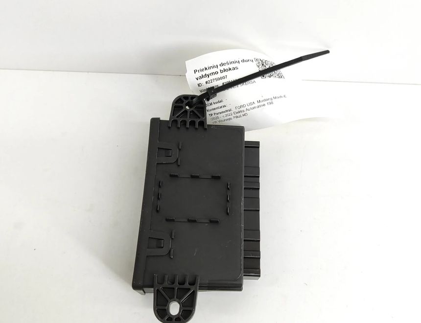 FORD USA Mustang Mach-E 1 generation (2020-2024) Front Right Door Control Unit JX7T-14B533-BC,JX7T-14F144-BA,JX7T-14C108-BC 22750007