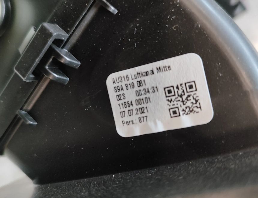 AUDI Q4 Sportback e-tron 1 generation (2021-2024) Interior Heater 2Q0907511F,T48318B,89A819081,1EA816103A,1EA8250351BB 23890437