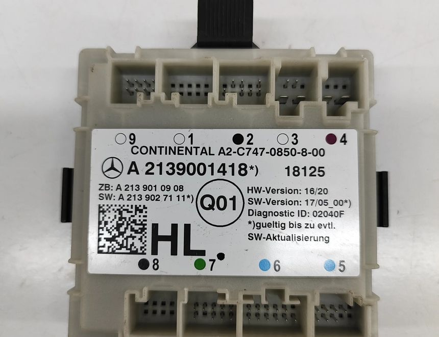 MERCEDES-BENZ E-Class W213/S213/C238/A238 (2016-2024) Блок управления дверей левый задний A2139001418,A2139010908,A2139027111 30032563