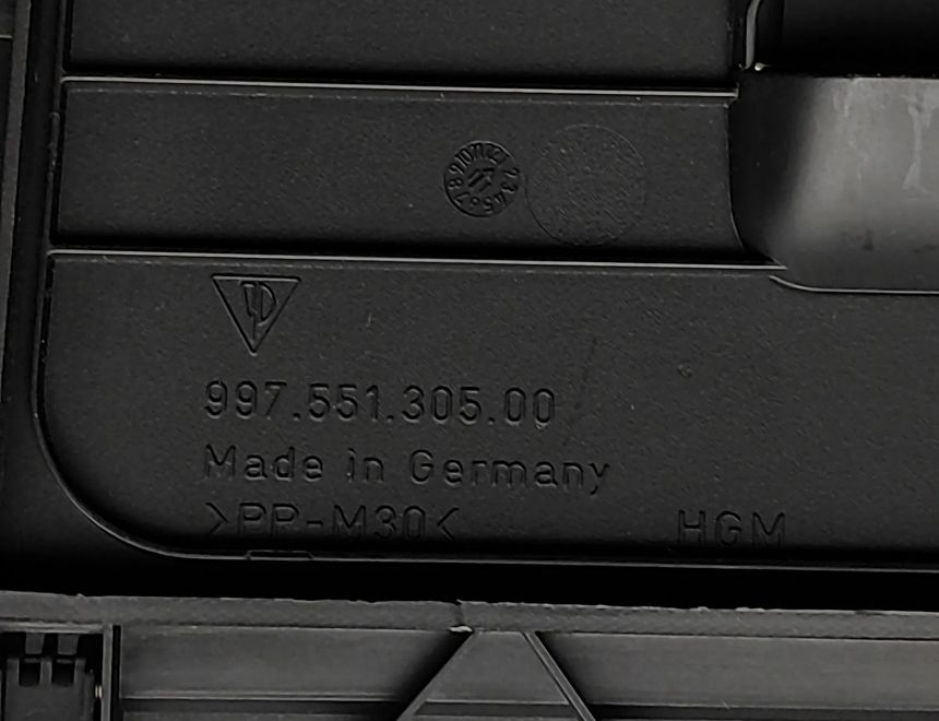 PORSCHE Cayman 981C (2008-2016) Trunk Trim 99755163500,99755130500 32738018
