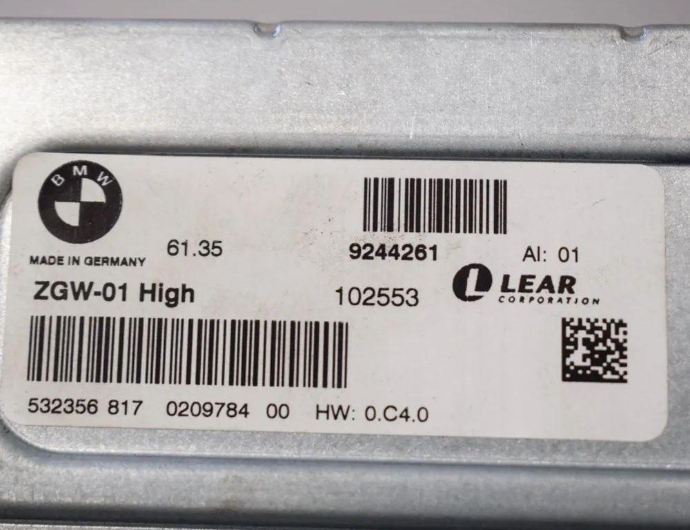BMW 5 Series F10/F11 (2009-2017) ZGW 9244261 3501780
