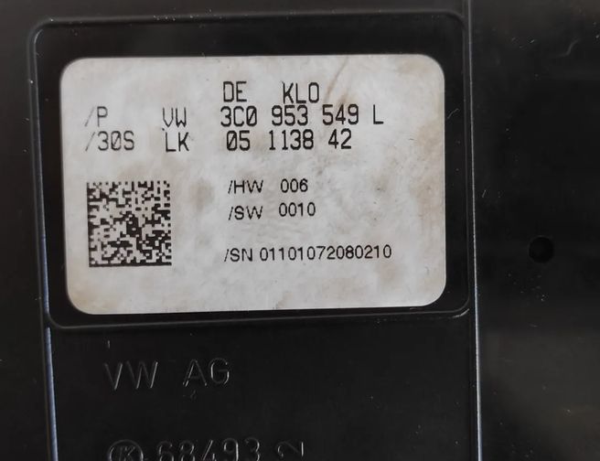 VOLKSWAGEN Passat B6 (2005-2010) Steering Wheel Position Sensor 3C0953549L,05113842,68493 18048895