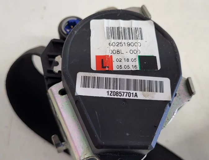 SKODA Octavia 2 generation (2004-2013) Ремень безопасности передний левый 1Z0857701A,602519000 25589811
