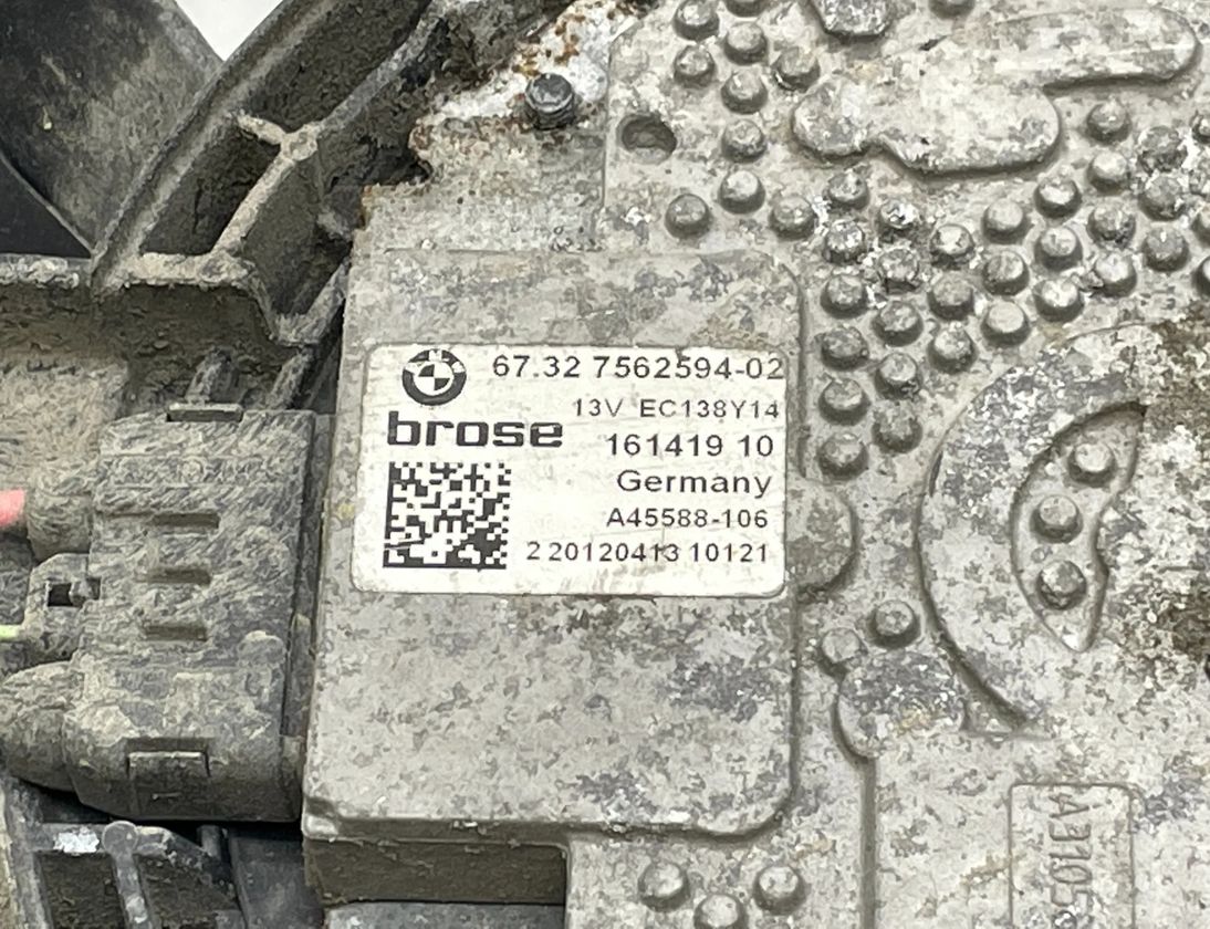 BMW X3 F25 (2010-2017) Вентилятор радиатора 7562594,7601176 31989737