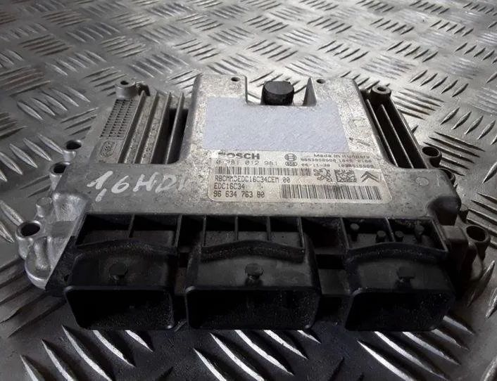 CITROËN C4 1 generation (2004-2011) Riadiaca jednotka motora 9663476380,0281012981,9653958980 25451780