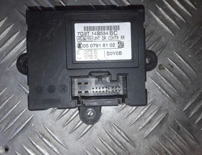 FORD Mondeo 4 generation (2007-2015) Ovládacia jednotka ľavých predných dverí 7G9T14B534BC,0507918102,14C236BC 25462330