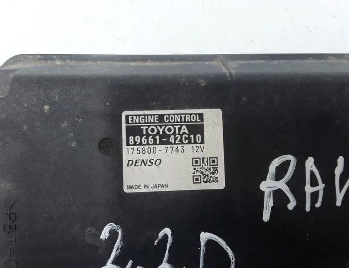 TOYOTA RAV4 3 generation (XA30) (2005-2012) Блок управления двигателем 8966142C10,1758007743 25464617