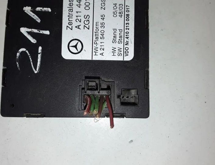 MERCEDES-BENZ E-Class W211/S211 (2002-2009) Другие блоки управления A2114452500,A2115403545,410213008017 25473510