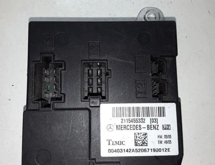MERCEDES-BENZ E-Class W211/S211 (2002-2009) Блок управления Комфорт 2115455332 25473653